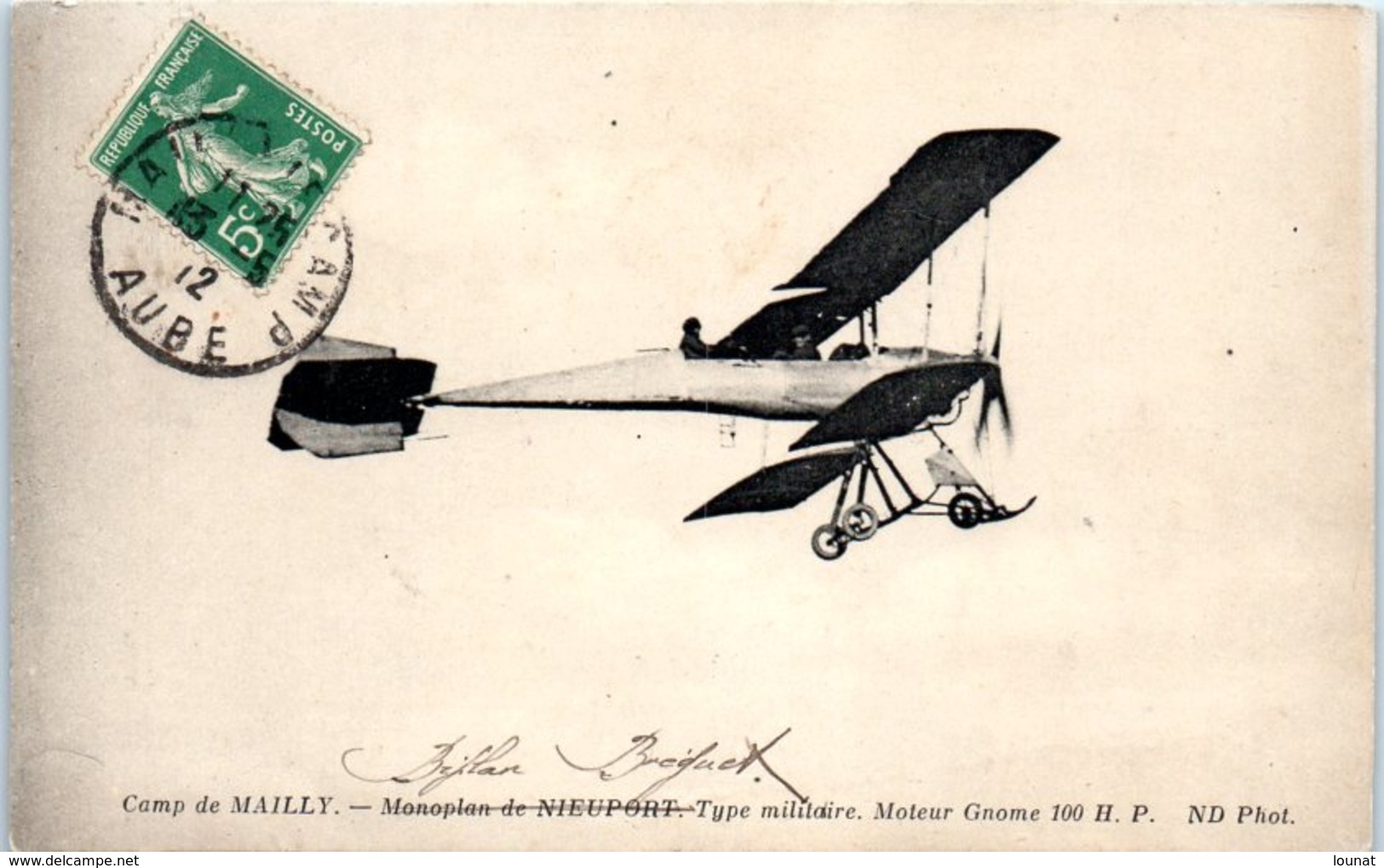 AVION - Camp De MAILLY - Biplan Bréguet - Type Militaire - ....-1914: Precursori