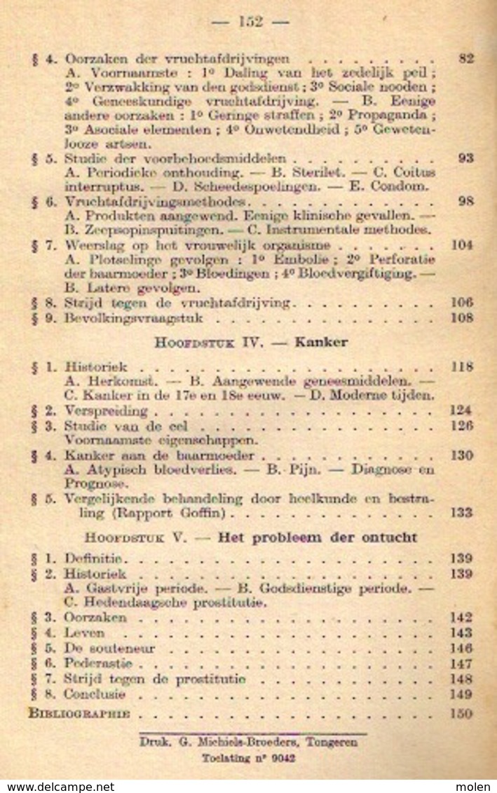 ©1944 HET GESLACHTSLEVEN BIJ DE VROUW 149pg Medisch Sex Geneeskunde Onvruchtbaarheid Geslachtsziekten Prostitutie Z709 - Salud