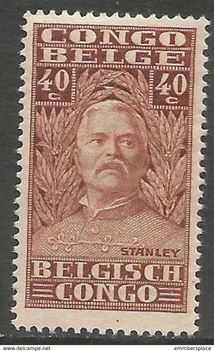 Belgian Congo - 1928 Henry Morton Stanley 40c MH *    SG 149  Sc 119 - Unused Stamps