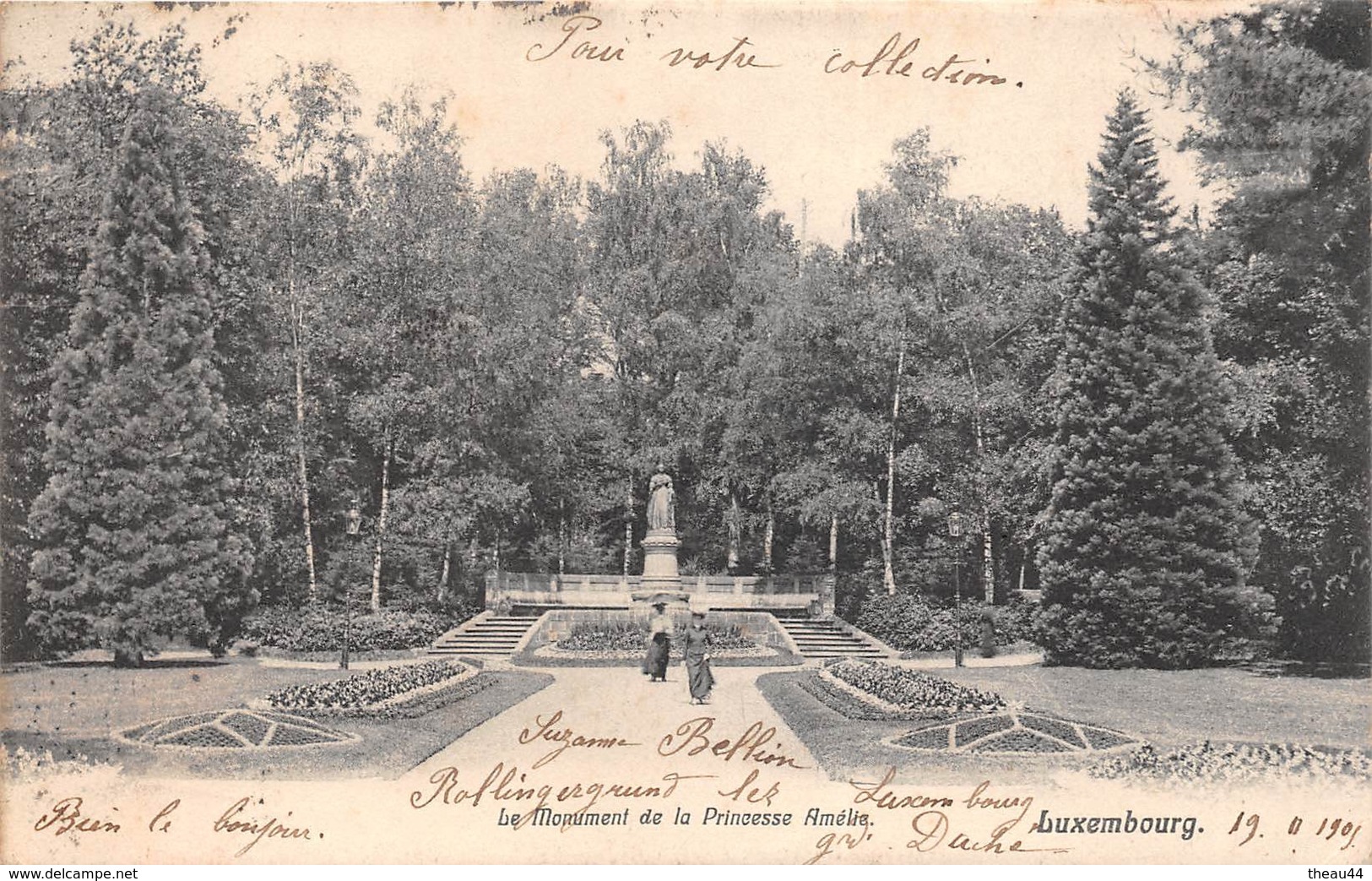 ¤¤  -  LUXEMBOURG   -  Le Monument De La Princesse Amélie   -  ¤¤ - Luxemburg - Town