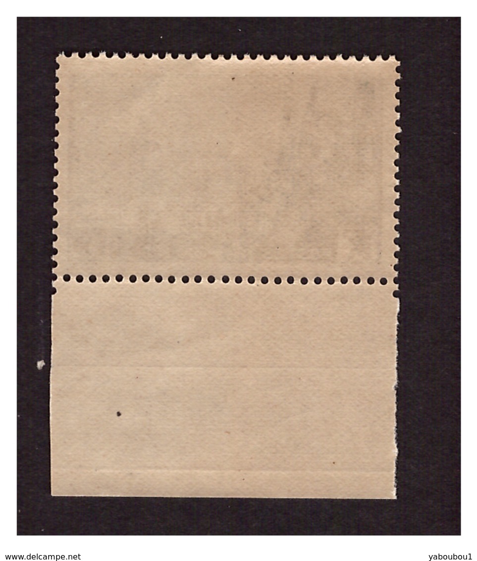 Timbre N° 328 Neuf *** Bord De Feuille - Unused Stamps