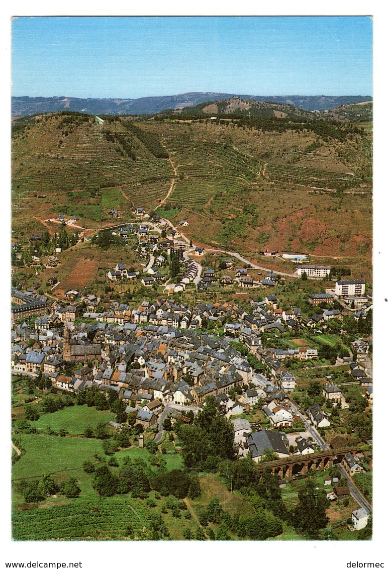 CPSM Marcillac Vallon Aveyron Touristique 12 Vue Générale Aérienne éditeur BOS à Ytrac N°12-466 - Autres & Non Classés