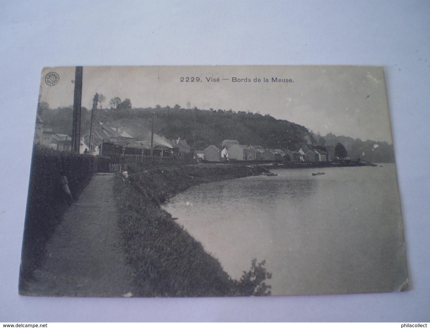 Visé // Bords De La Meuse - Met Stoomtrein - Avec Train Vapeur // Used 1911 Ed. Hermans - Wezet