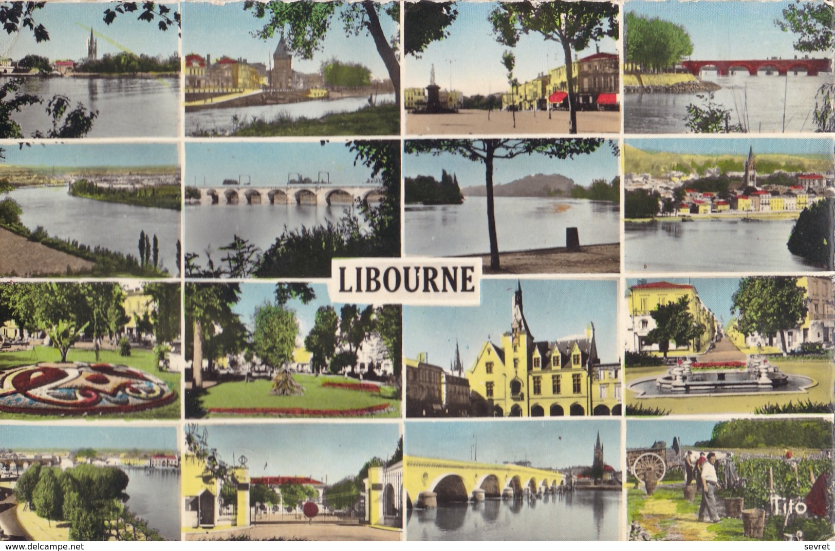 LIBOURNE. - Multivues. Cpsm 9x14 - Libourne