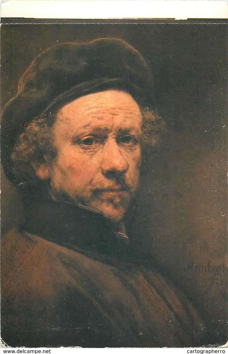 D1360 Rembrandt Self-portrait - Pittura & Quadri