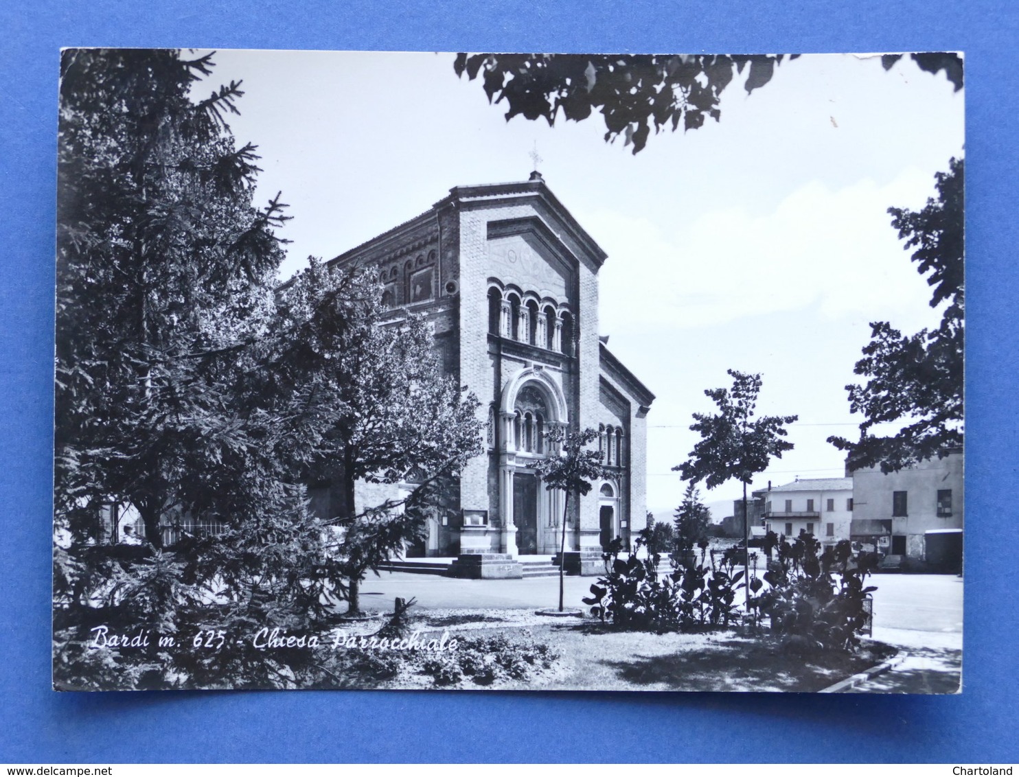 Cartolina Bardi - Chiesa Parrocchiale - 1966 - Parma