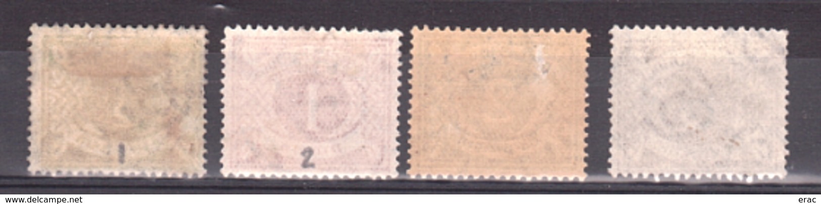 Irlande - 1925 - Timbres-Taxe N° 1 à 4 (filigrane Se) - Postage Due