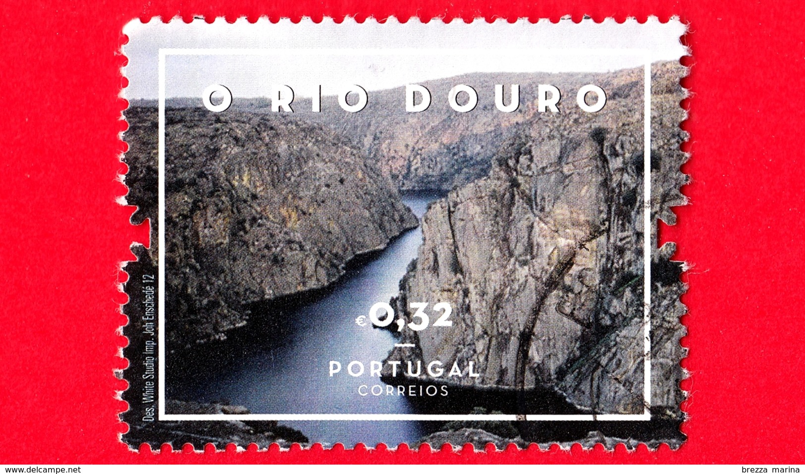 PORTOGALLO - Usato - 2012 - Paesaggi - Fiume - O Rio Douro - 0.32 - Oblitérés