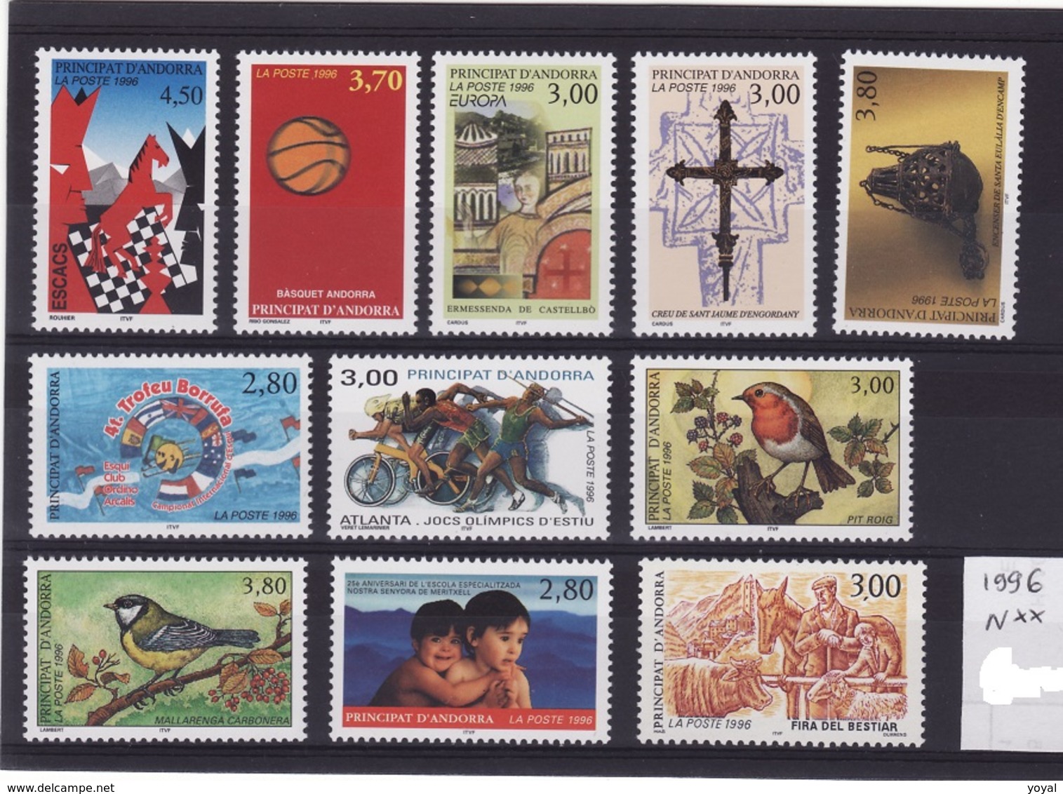 ANDORRE Lot 1997 Faciale N**  C273 - Collections