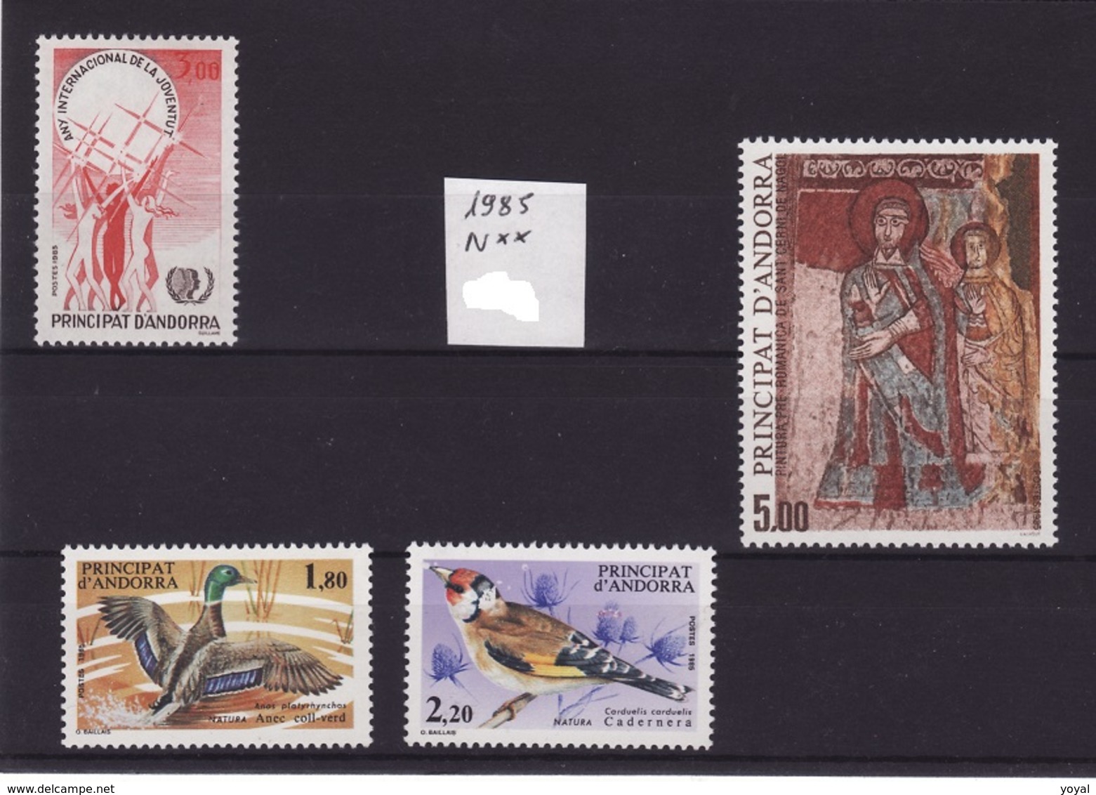 ANDORRE Lot 1985 Faciale N**  C287 - Collections