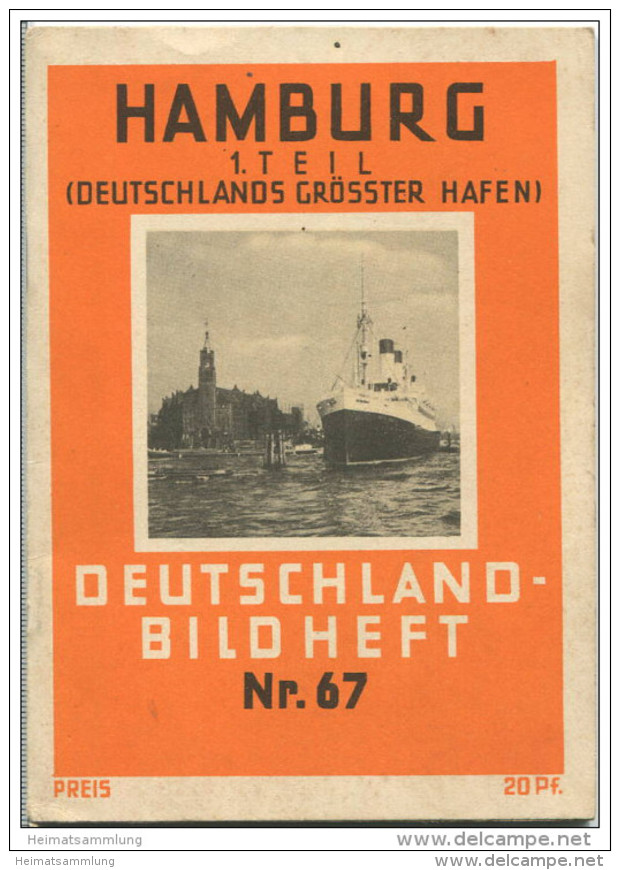 Nr. 67 Deutschland-Bildheft - Hamburg 1. Teil - Deutschlands Grösster Hafen - Hamburgo & Bremen