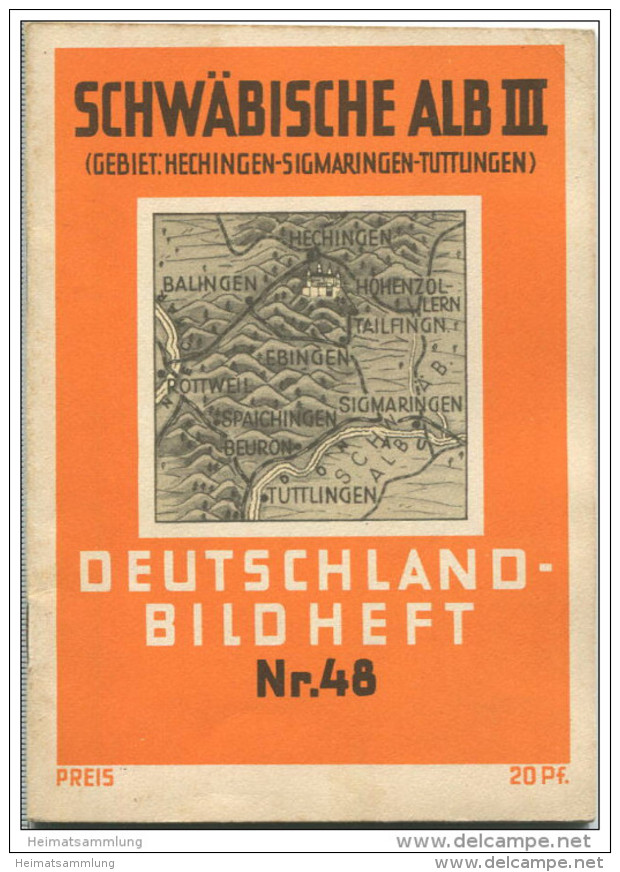 Nr. 48 Deutschland-Bildheft - Schwäbische Alb III - Gebiet Hechingen - Sigmaringen - Tuttlingen - Autres & Non Classés