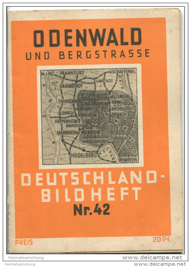 Nr. 42 Deutschland-Bildheft - Odenwald Und Bergstrasse - Sonstige & Ohne Zuordnung