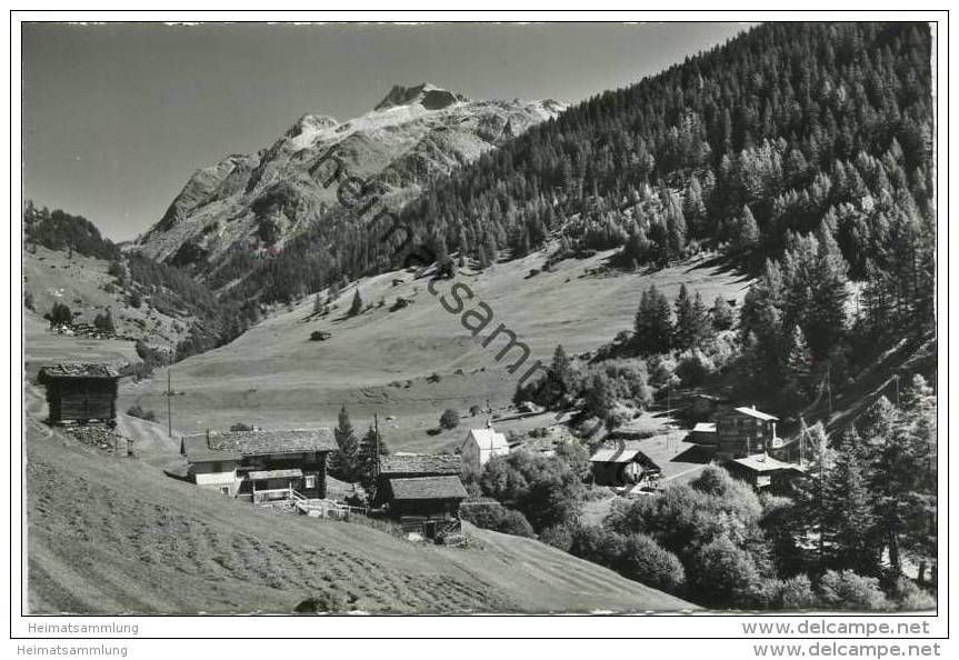 Schweiz - Wallis - Giessen Bei Binn - Schlenhorn Und Stockhorn - Foto-AK 60er Jahre - Binn