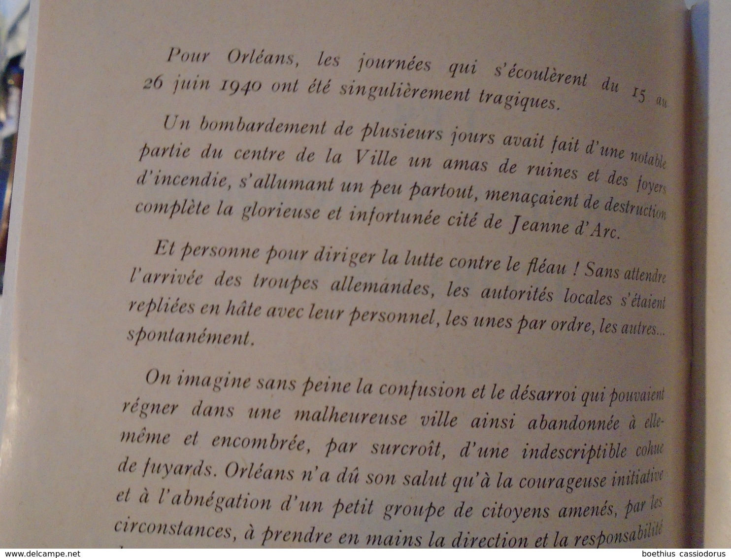 LES JOURNEES TRAGIQUES D'ORLEANS (15-26 JUIN 1940) 1965 - Centre - Val De Loire