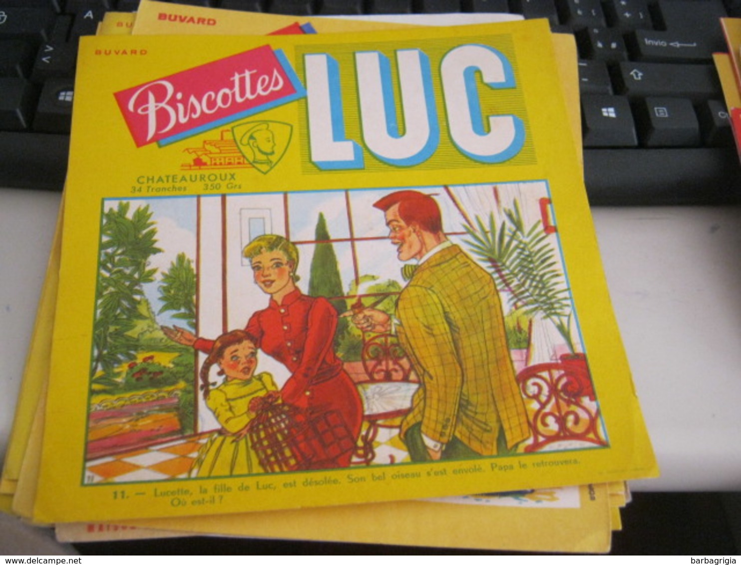 BUVARD PUBBLICITARIA BISCOTTES LUC N.11 - Biscottes
