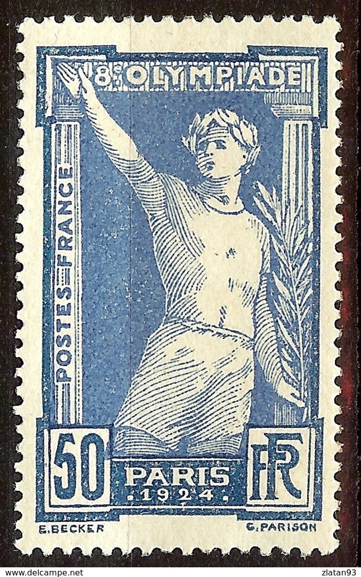 TIMBRE YT N°186 JO PARIS 1924 NEUF Avec GOMME** - Ungebraucht