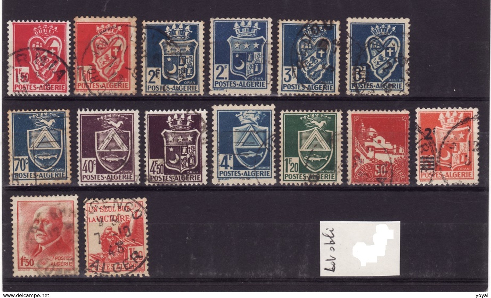 ALGERIE Lot  Obli C356 - Collections, Lots & Series