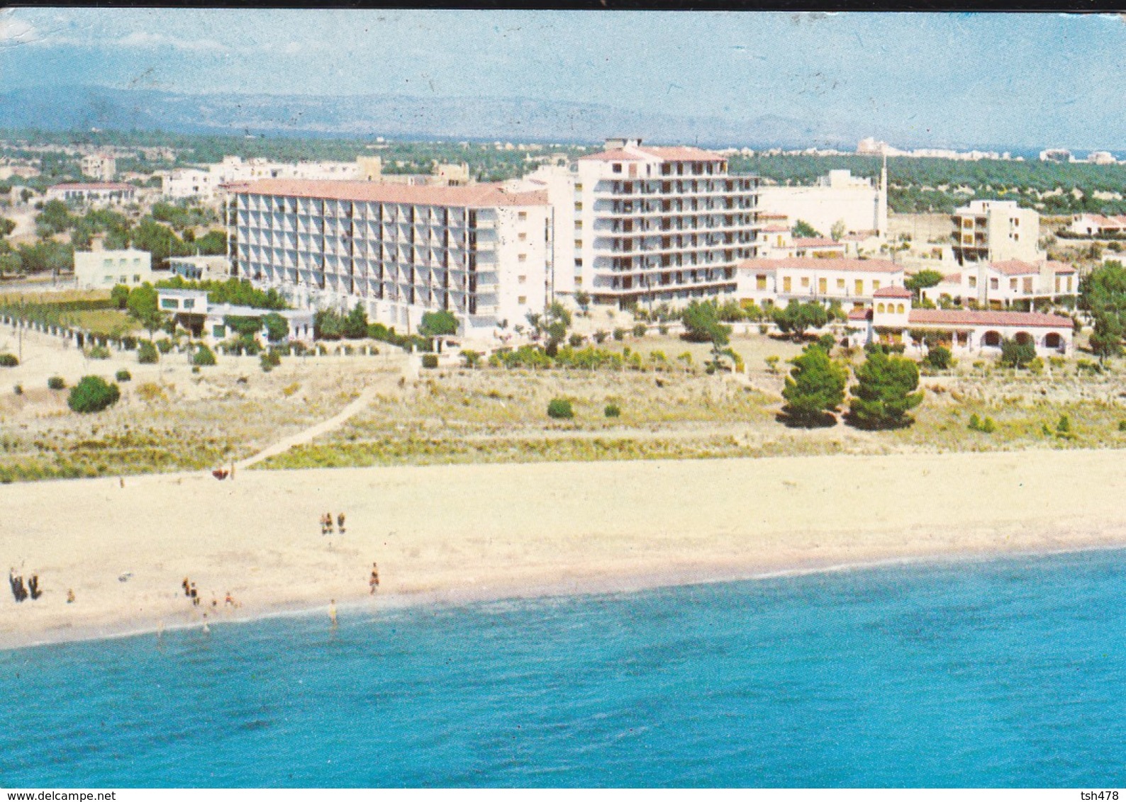 ESPAGNE --HOSPITALET DEL INFANTE--apartamentos PARIS Y VERSALLES---( Peu Courante )--voir 2 Scans - Tarragona