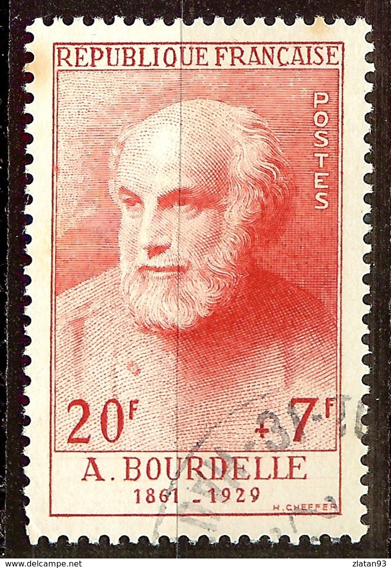 TIMBRE BOURDELLE YT N°992 Oblitéré CàD - Used Stamps