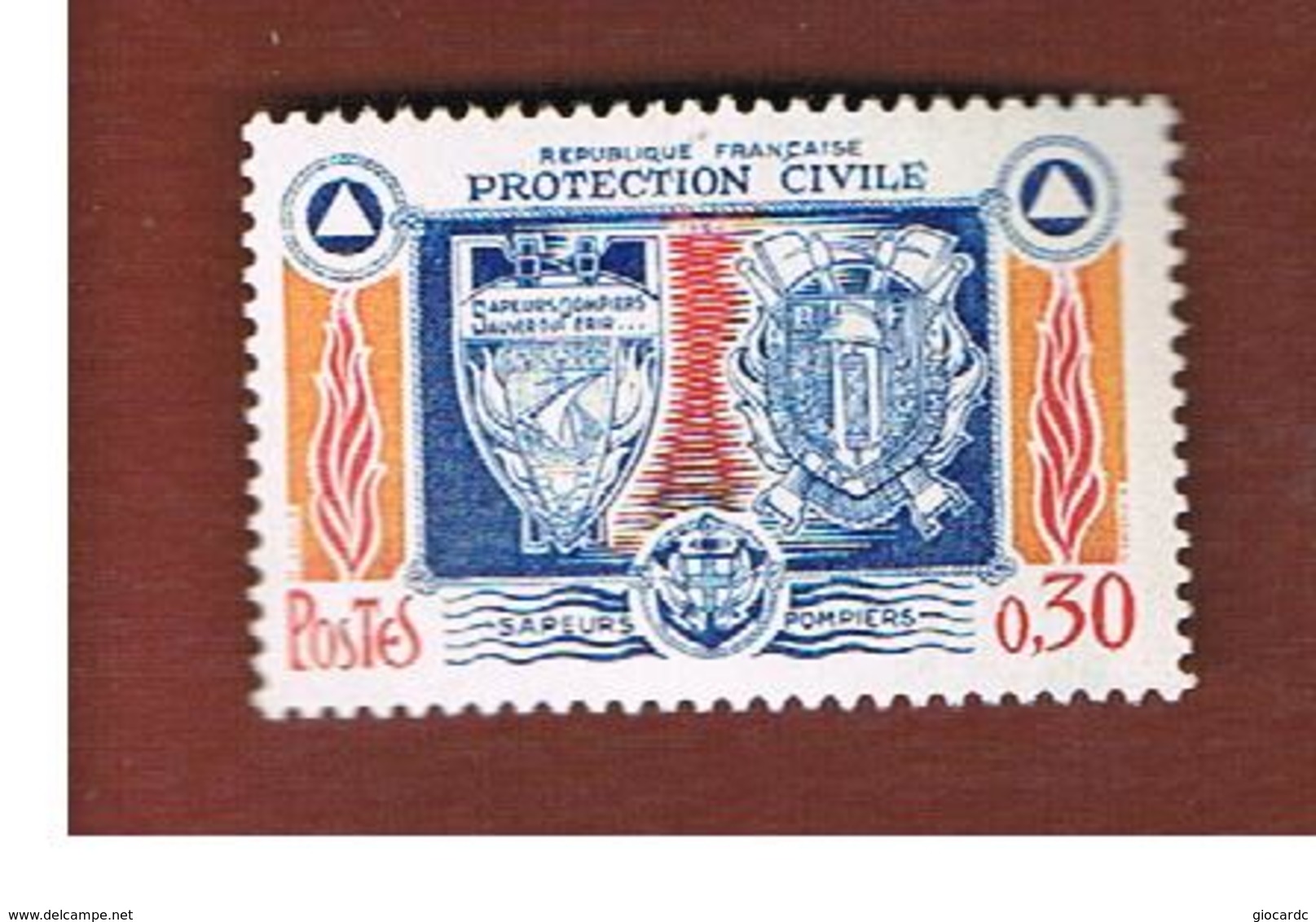 FRANCIA  (FRANCE)      -  SG  1631  -  1964 CIVIL PROTECTION     - MINT ** - Ungebraucht