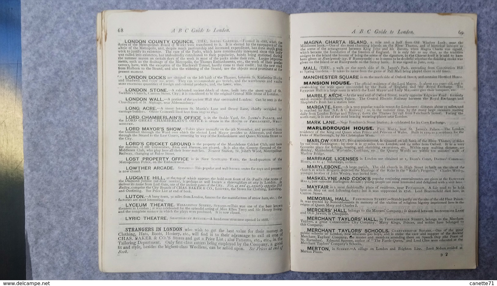 The A-B-C Guide To London Edition Complete 1903 - Viajes/Exploración