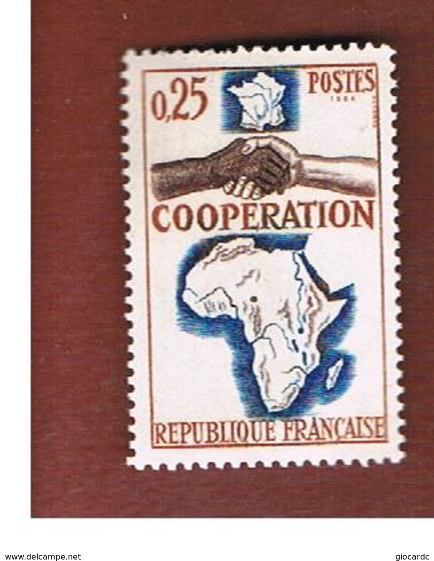 FRANCIA  (FRANCE) - SG 1664 -  1964 COOPERATION AFRICA  - MINT ** - Ungebraucht