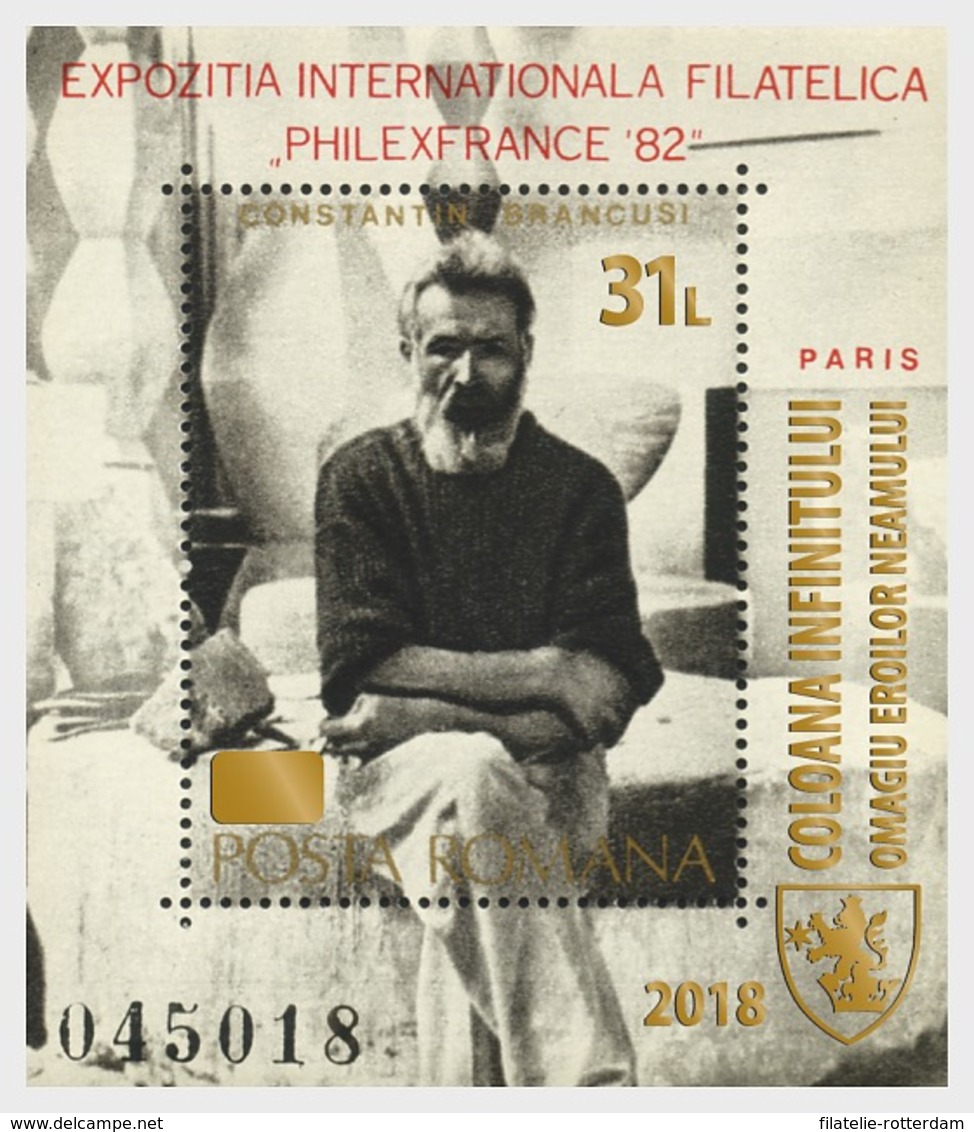 Roemenië / Romania - Postfris / MNH - Sheet Roemeense Helden 2018 - Unused Stamps