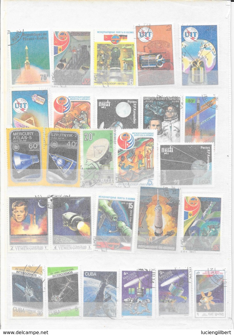 + 120 TIMBRES THEME ESPACE - Collections