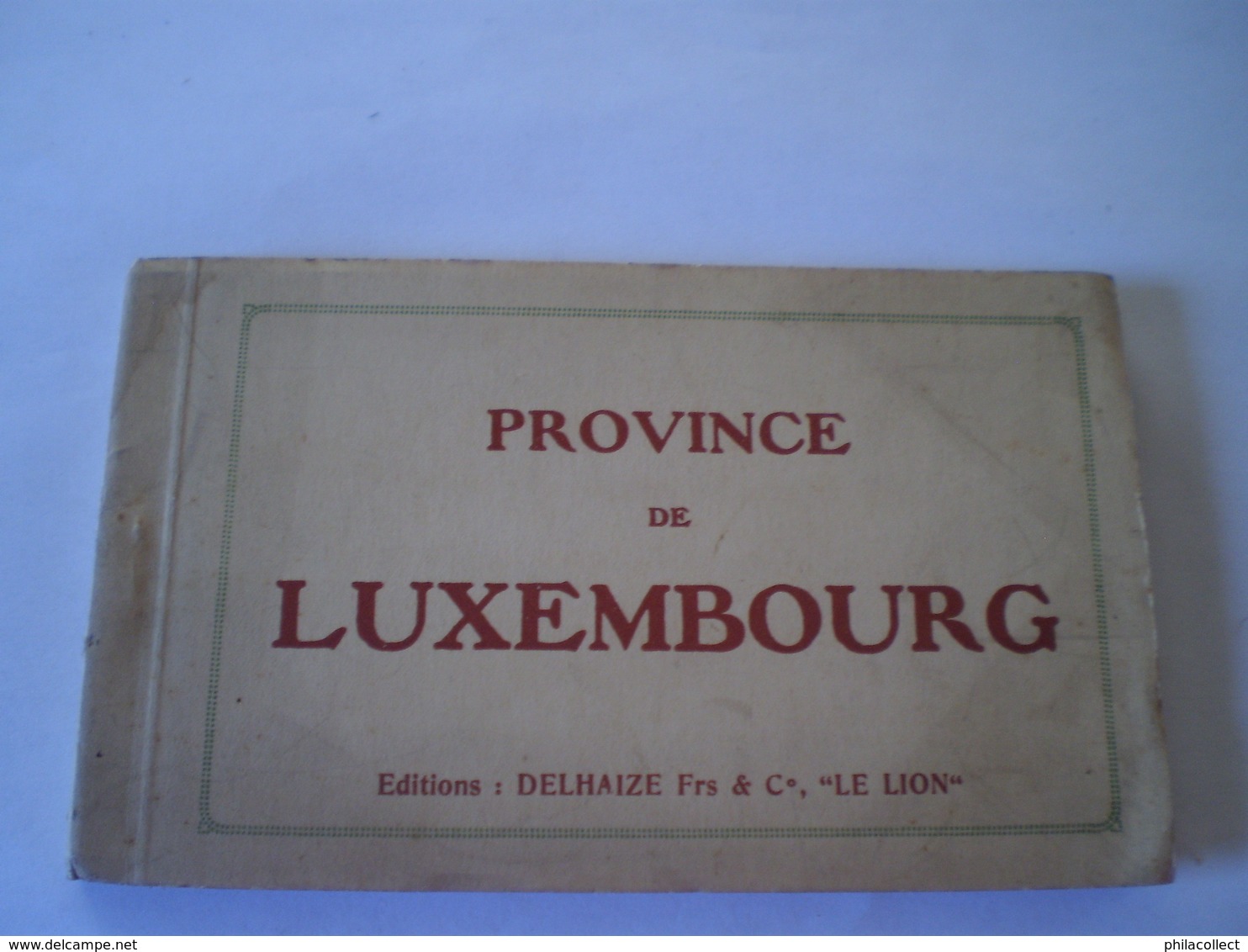 Province De Luxembourg (Belgique) // Carnet - Boekje Ed Delhaize Frs & Co - Le Lion // Complet 20 Cartes // Rare - Andere & Zonder Classificatie