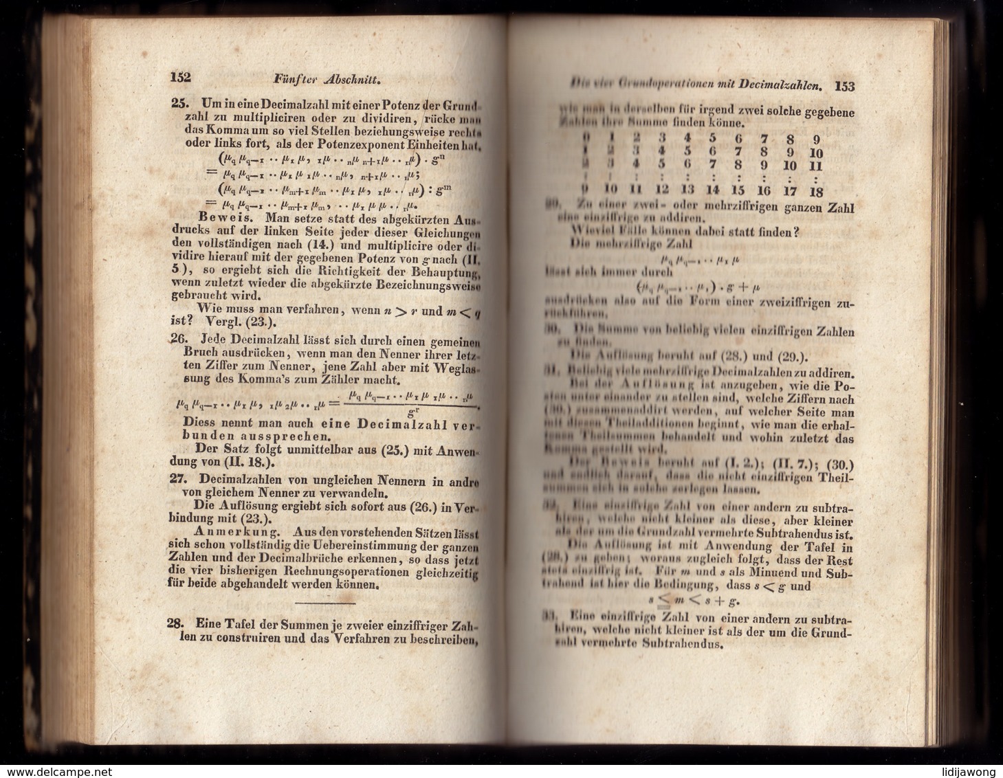 (8-scans) MULLER-Lehrbuch-MATHEMATIK-book-1838 Postage EUR 7.50 (see Sales Conditions) - 4. Neuzeit (1789-1914)