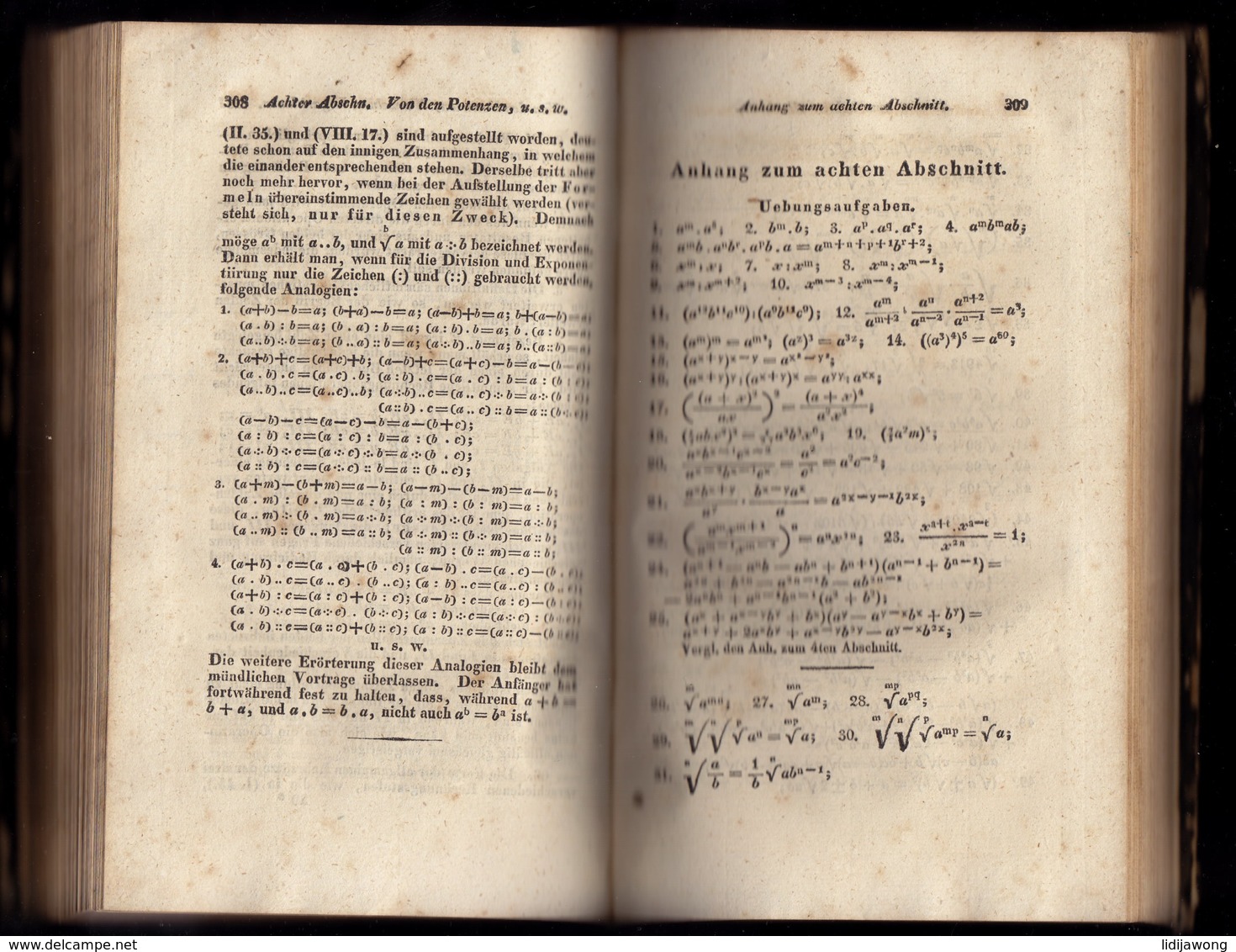 (8-scans) MULLER-Lehrbuch-MATHEMATIK-book-1838 postage EUR 7.50 (see sales conditions)