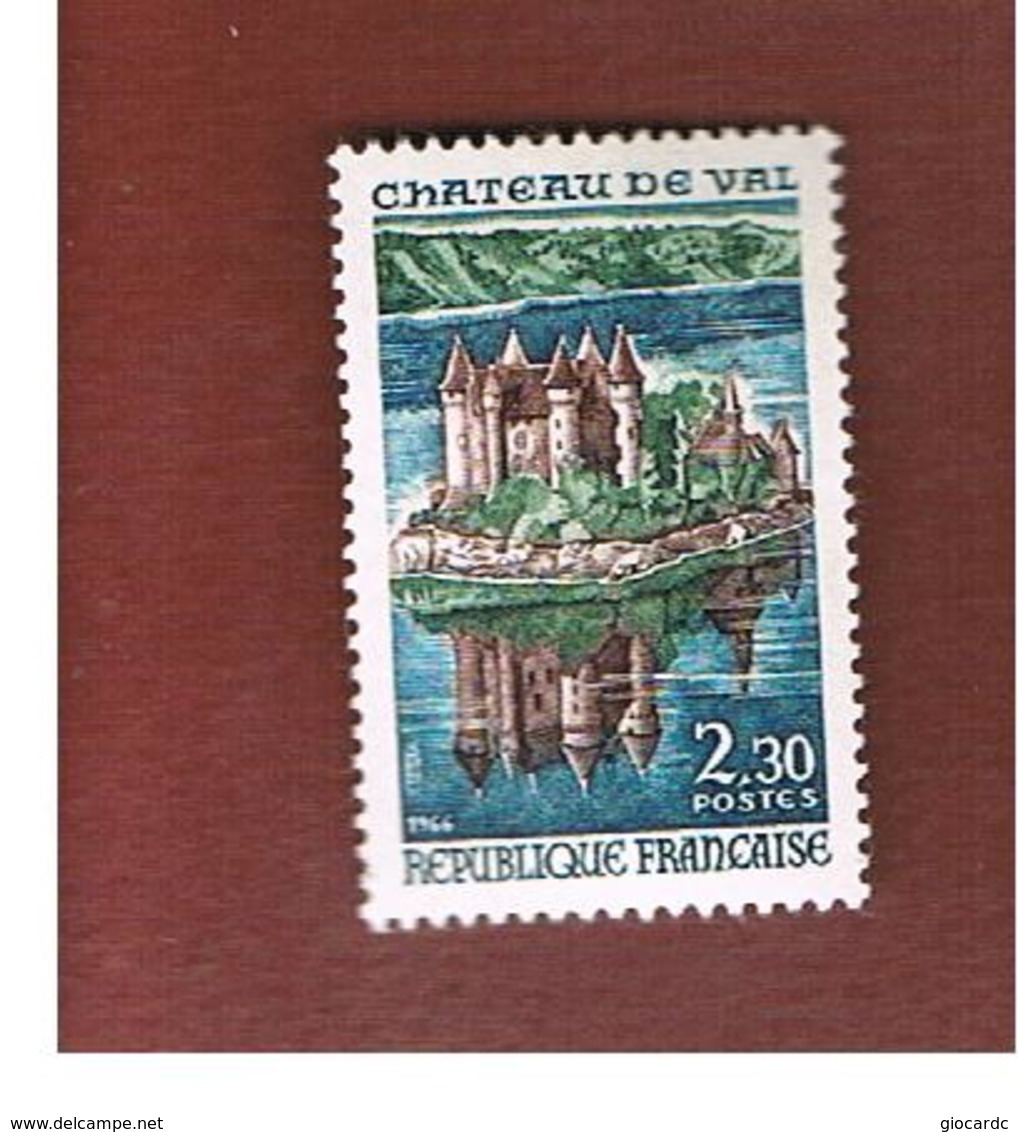 FRANCIA  (FRANCE) - SG 1731  -  1966    CHATEAU DE VAL                      - MINT ** - Ungebraucht