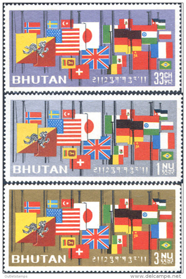 Ref. 292126 * HINGED *  - BHUTAN . 1964. MEMORIA DEL PRESIDENTE JOHN F. KENNEDY - Bhután
