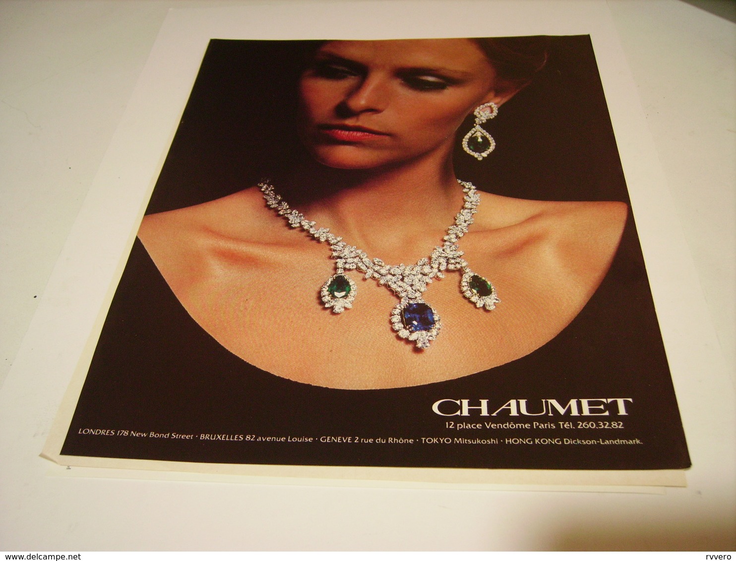 PUBLICITE  JOAILLIER CHAUMET 1981 - Other & Unclassified