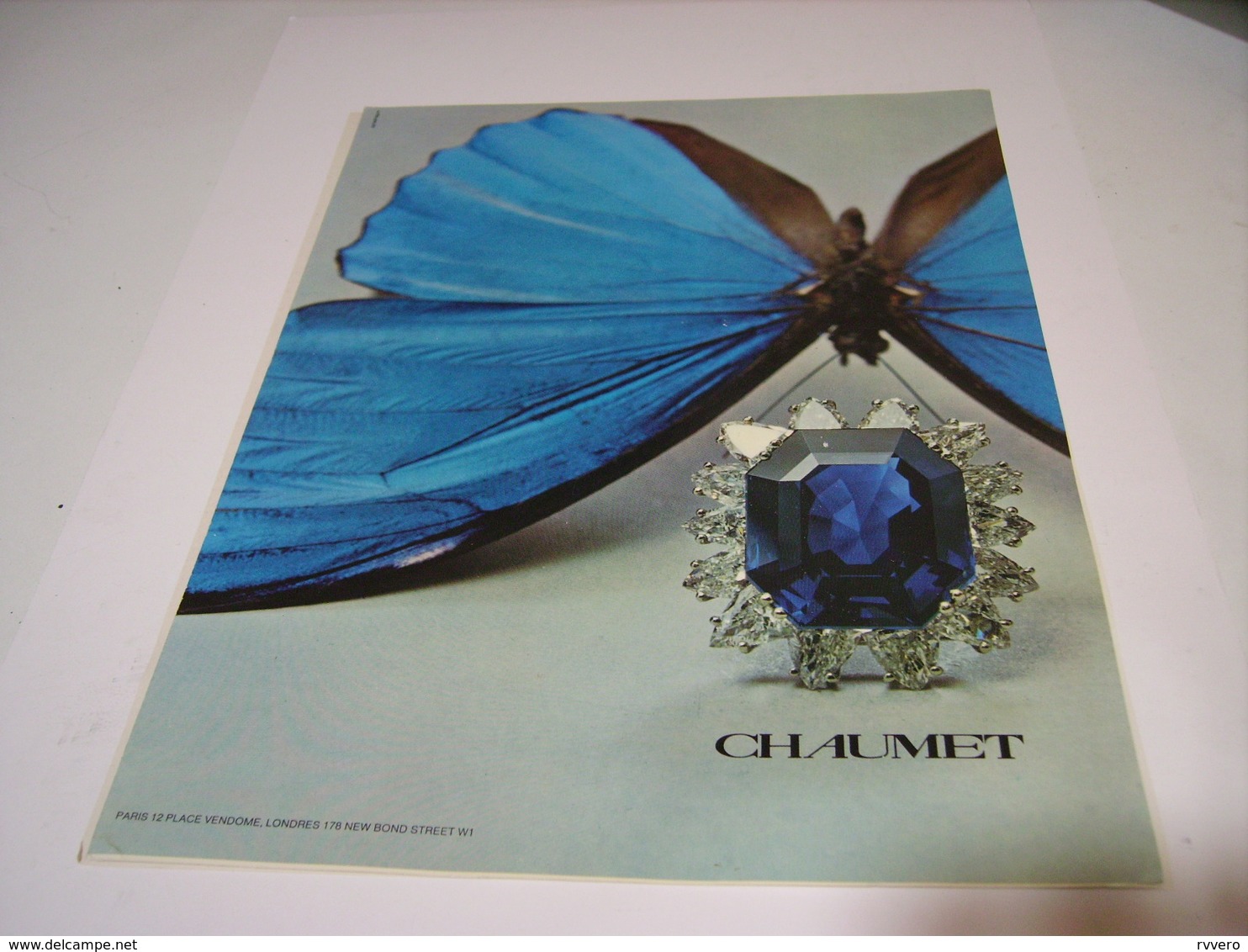 PUBLICITE  JOAILLIER CHAUMET 1972 - Altri & Non Classificati