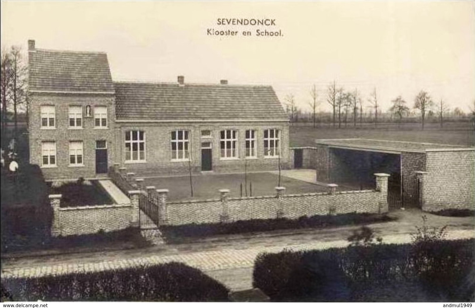 SEVENDONCK - Klooster En School - Photo-Carte - Turnhout