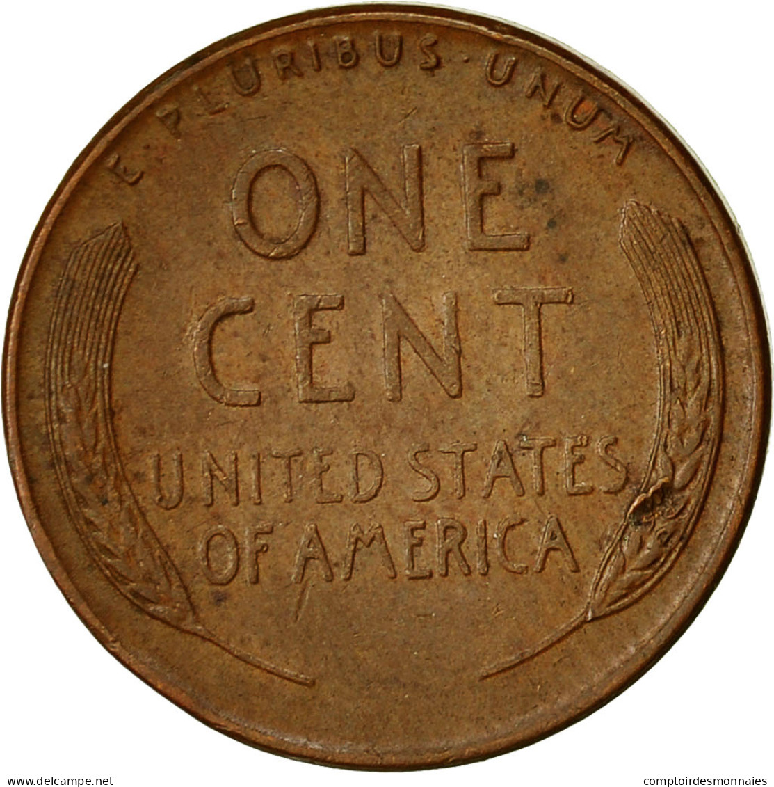 Monnaie, États-Unis, Lincoln Cent, Cent, 1951, U.S. Mint, Denver, TB, Laiton - 1909-1958: Lincoln, Wheat Ears Reverse