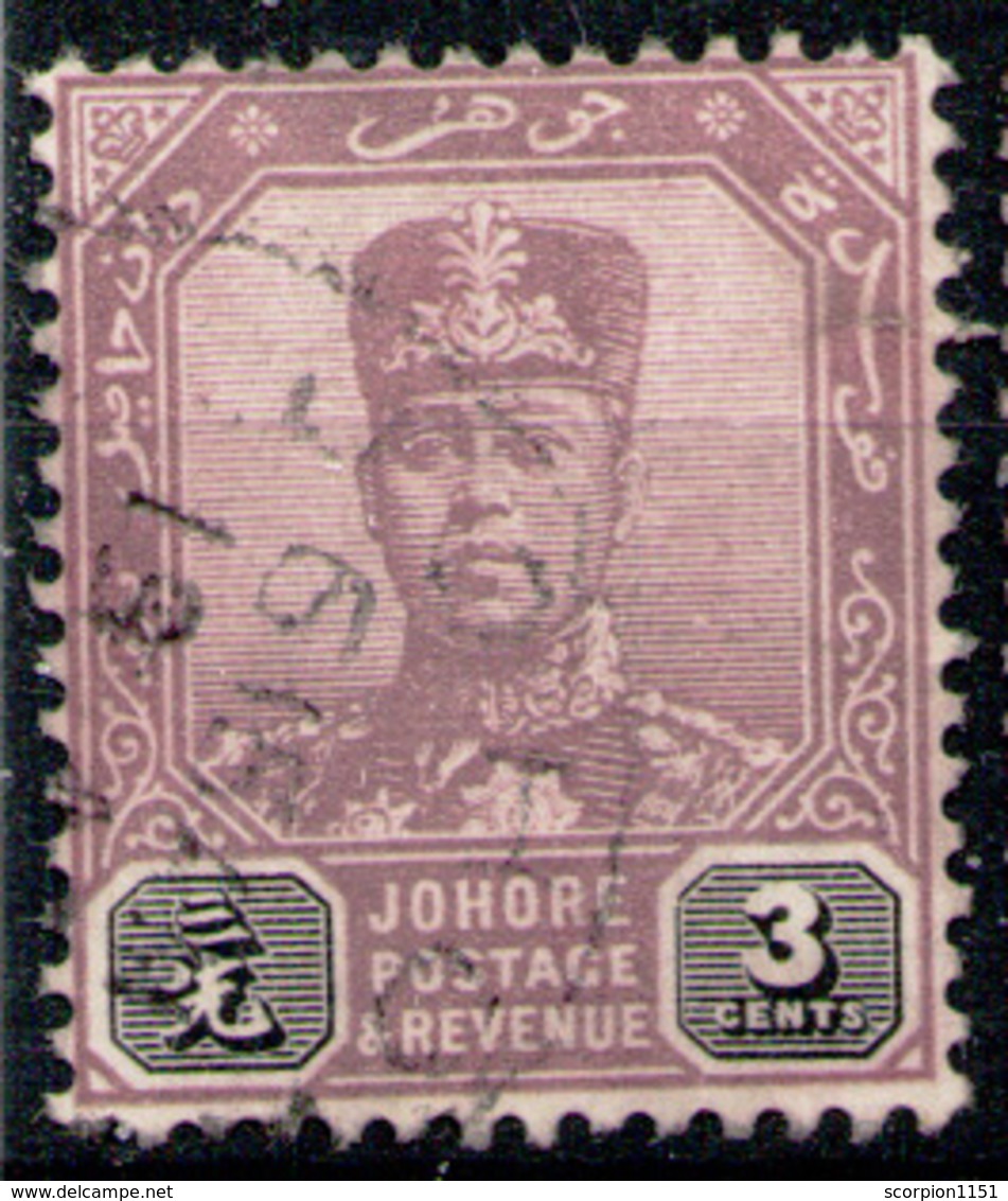 JOHORE 1910 - From Set Used - Johore