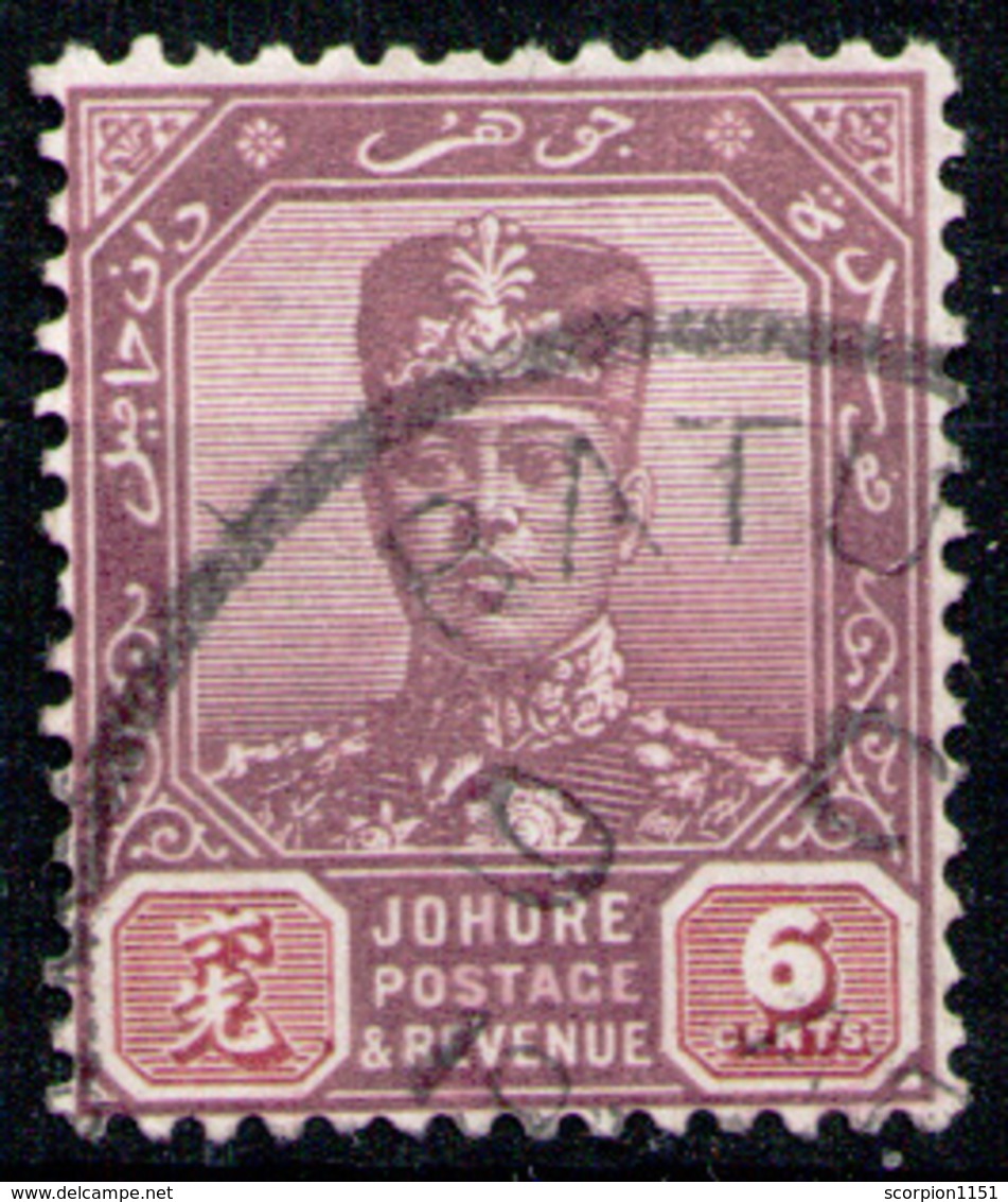 JOHORE 1922 - From Set Used - Johore