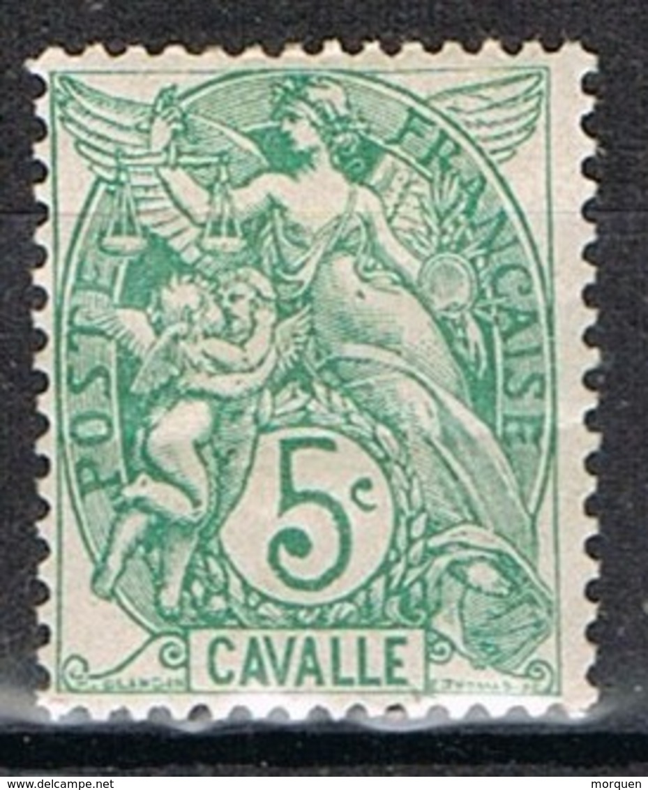 Sello CAVALLE, Antigua Colonia Y Protectorado Griego, Yvert Num 10 º - Usados