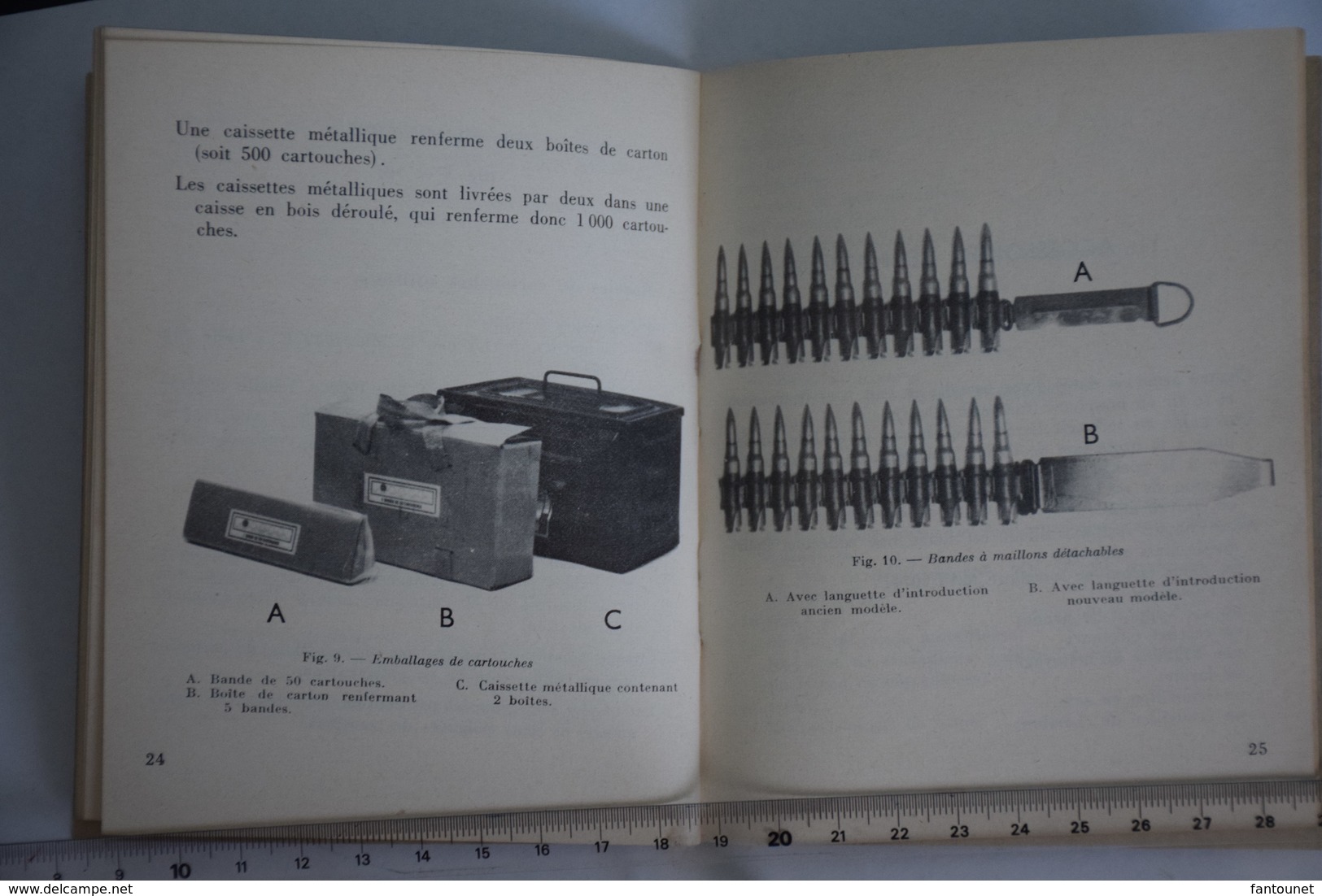 Arme Automatique 7,5mm 1952 - AA52 - Guide Technique Sommaire MAT1038 - Documents