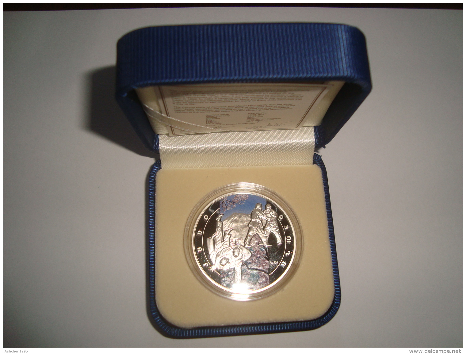 Armenien / Armenie / Armenia 2011, Judo 1000 Dram, Art Of Fighting, Sport, Silver Coin In Box - PROOF - Arménie