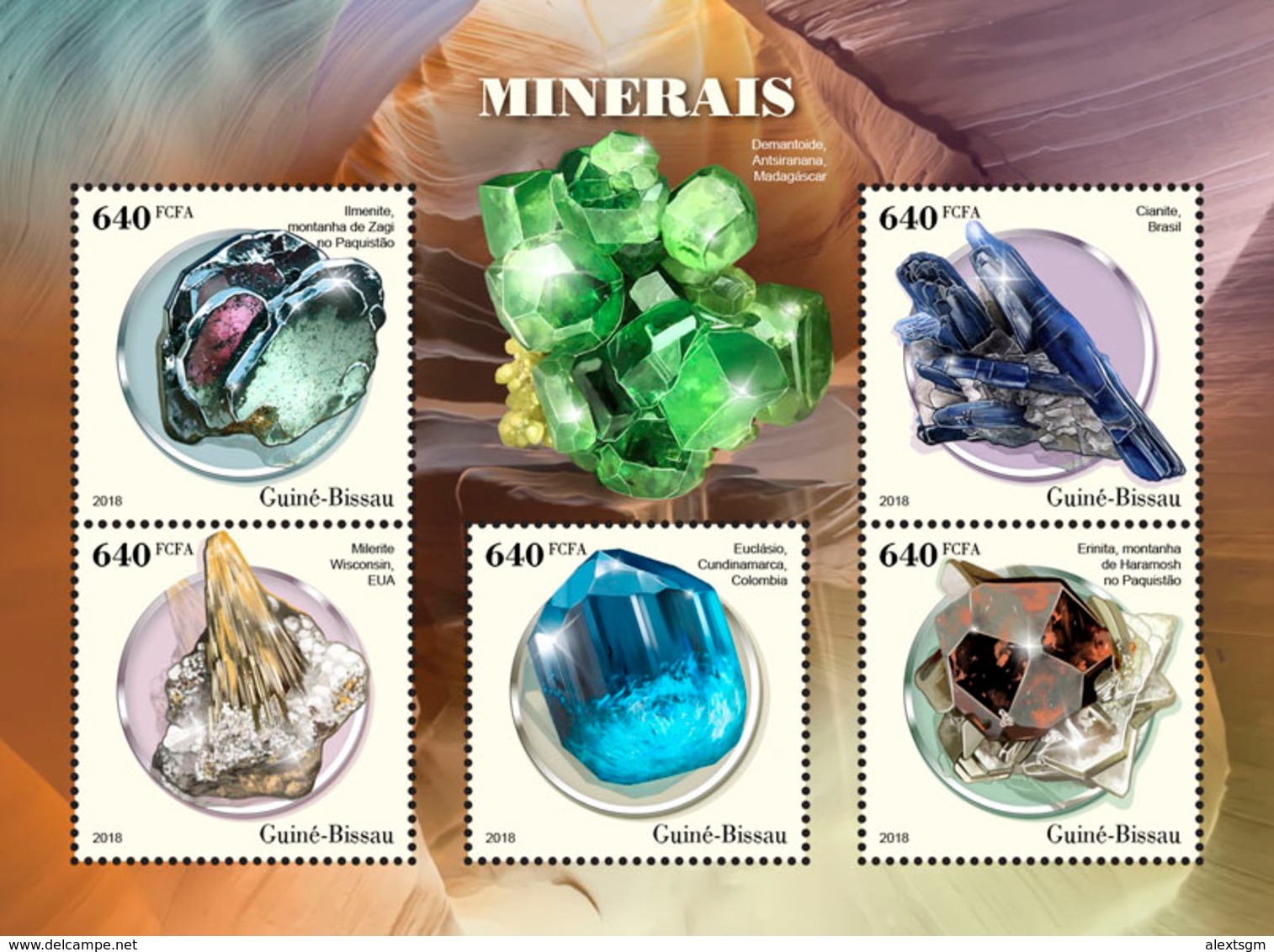 GUINEA BISSAU 2018 - Minerals. Official Issue - Minerali