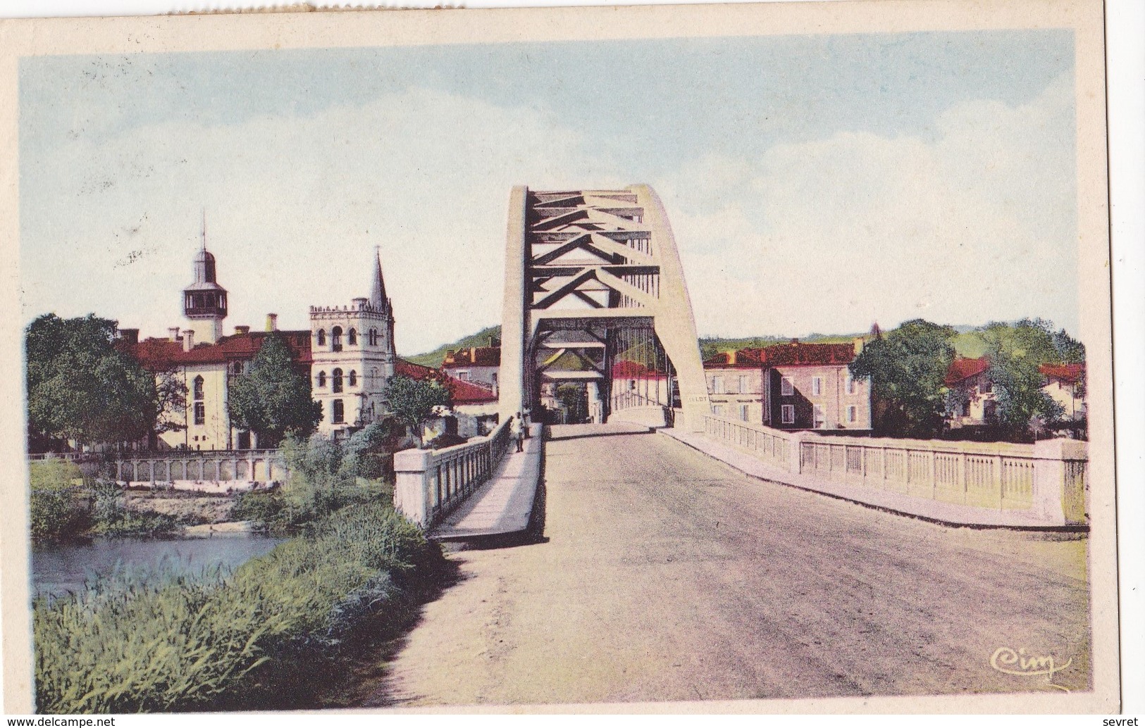 CASTELMORON. - Le Pont Et La Mairie - Castelmoron