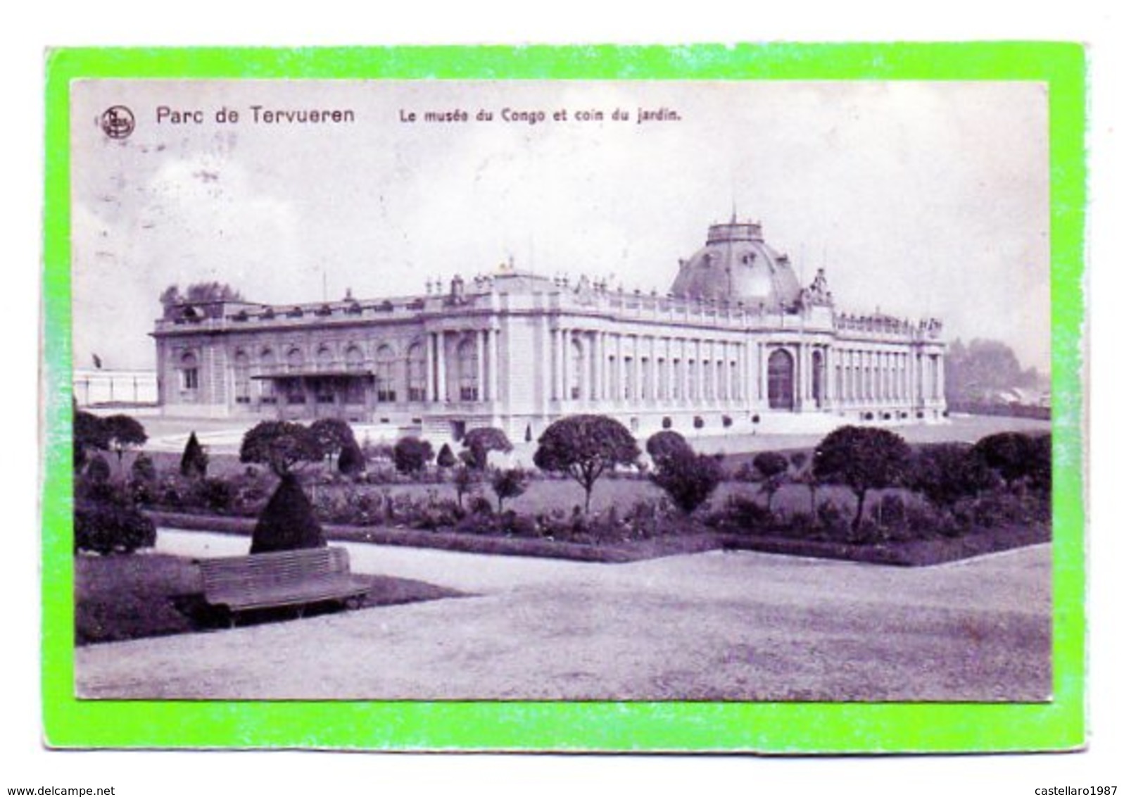 Parc De Tervueren - Le Musèe Du Congo Et Coin Du Jardin  - Kleinformat - Petit Fornat - Tervuren