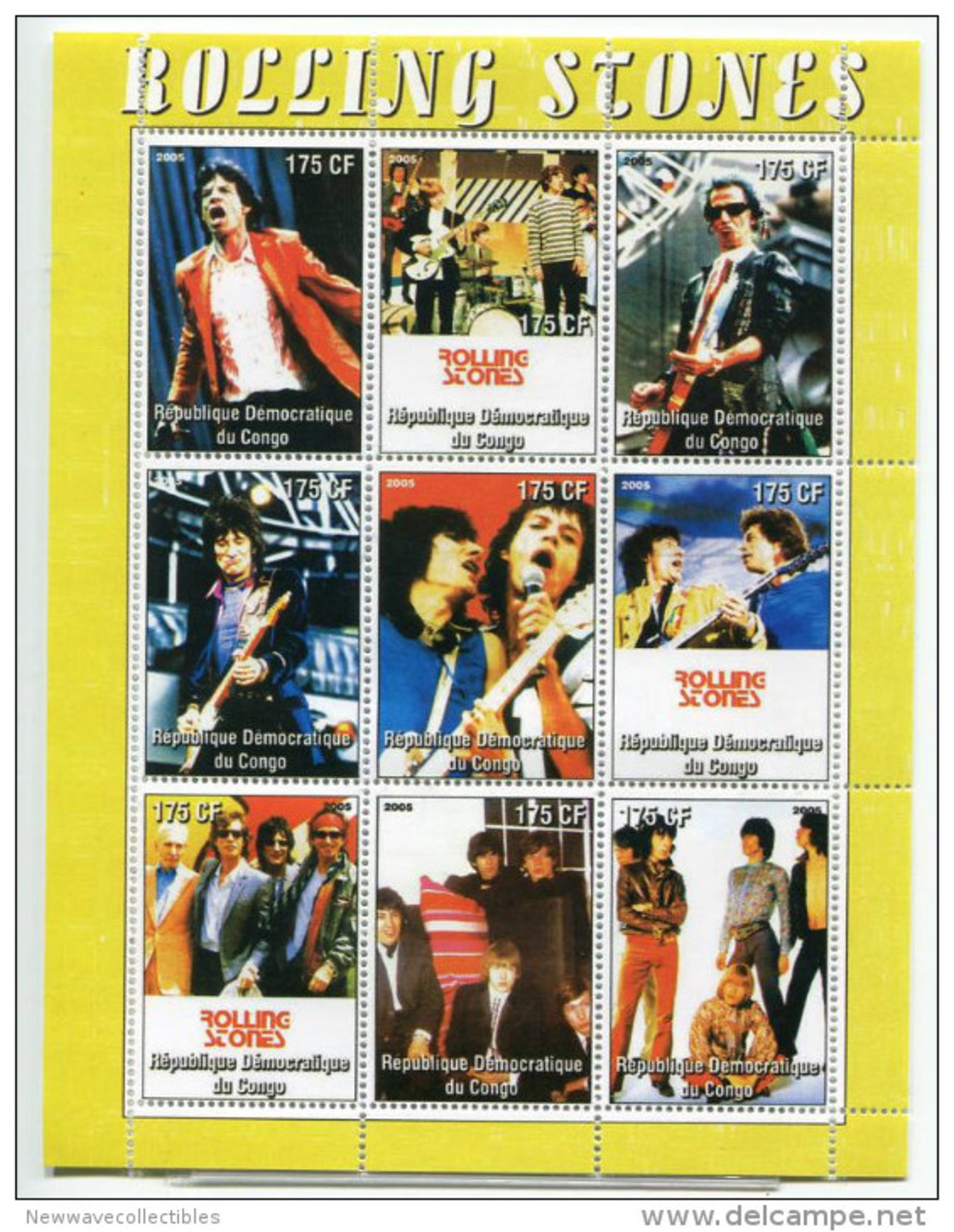 THE ROLLING STONES,MICK JAGGER On SHEET STAMPS,MNH,MINT,#O98 - Singers
