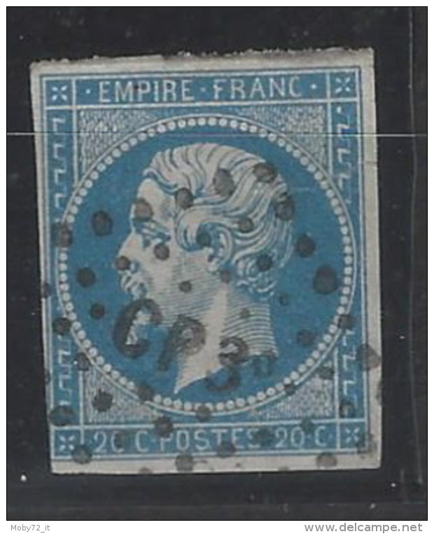 Francia - 1853 - Usato/used - Napoleone III - Mi N. 13 - 1853-1860 Napoleone III