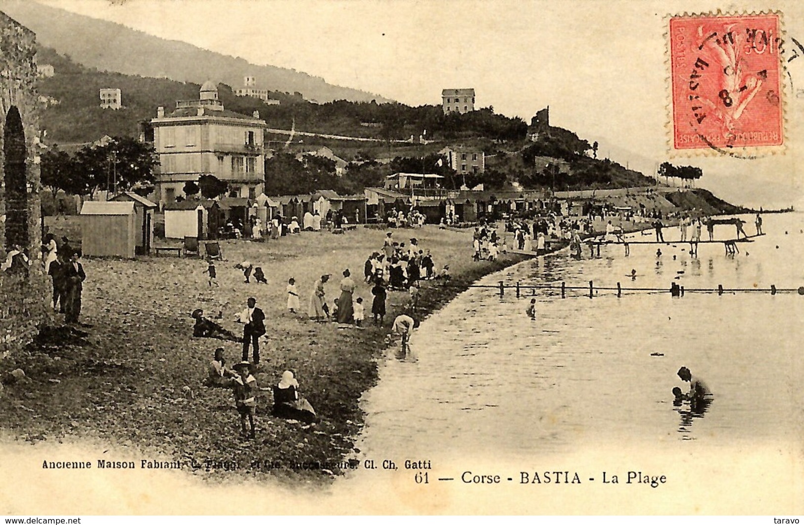 CORSE - - BASTIA - LA PLAGE - 1906 - Bastia