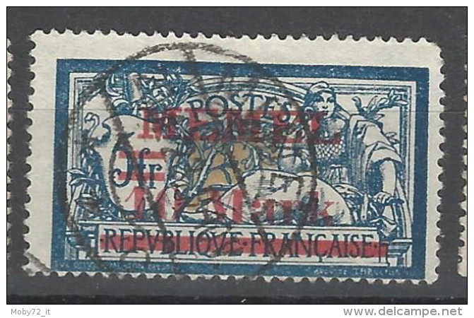 Memel - 1921 - Usato/used - Sovrastampati - Mi N. 38 - Used Stamps